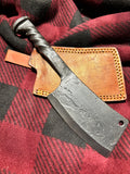 Hand Forged Rail Road Spike Cleaver