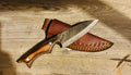 Hand Forged Damascus Hunting Knife - Made in Dover, DE